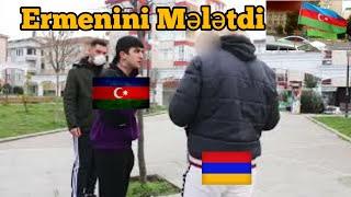 AZERBAYCANLI YOUTUBER FARIZ TURKIYEDE ERMENINI DOYUR... ( Video Cekerken Ermenilere Denk Geldiler )