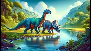  The Dino Diaries: Apatosaurus and Triceratops's Adventure | Storytime Haven 