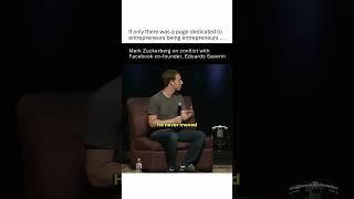 Mark Zuckerberg on conflicts with Facebook co-founder,Eduardo Saverin