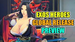 Exos Heroes Global Release Fated Characters Skills JP & EN Voice Preview