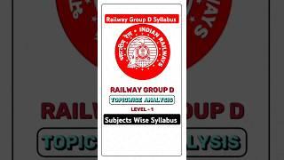 RRB GROUP D Topics Wise Syllabus। RRB GROUP D Syllabus। #rrb