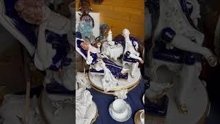 Рынок в Измайлово. Много красивого фарфора 50-70 х годов #shorts