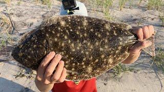 Fluke Fishing Eastern Long Island - Insane Action! Bonus Catch and Cook