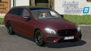 FS22 - 2016 Mercedes-Benz E-Class Wagon - NEW Car mod for Farming Simulator 2022 Roleplay Mods