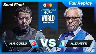 Semi Final - Murat Naci COKLU vs Marco ZANETTI (73rd World Championship 3-Cushion)