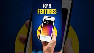 REALME UI 6.0 NEW UPDATE - TOP5 FEATURES  #realmeui6 #shorts #android15 #techdot