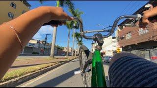 GRAU MEIO DE RUA TREINO (quadro reto bike vlog ) !