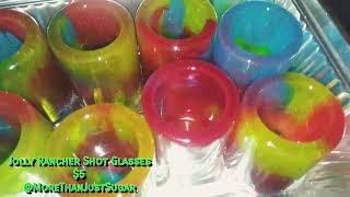 Edible Jolly Rancher Shot Glasses