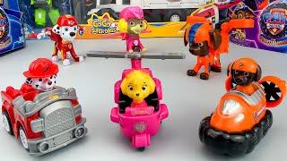 Paw Patrol toys Unboxing Collection Review| Sky mighty movie bulldozer | Hero pup| Unboxing ASMR