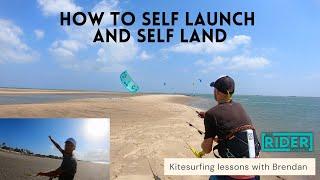 Kitesurfing Lessons - Self Launching / Self Landing