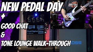 BOSS SDE-3 Dual Delay Pedal + Behind the Scenes Tone Lounge Walk-Through - TTK LIVE!