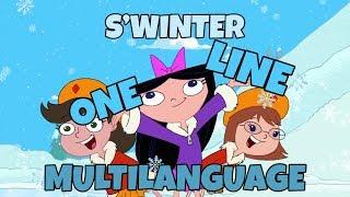 One-Line Multilanguage | Phineas and Ferb (S'winter)