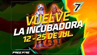 RAPIDO GRATIS TODA LA INCUBADORA CAMALEON! POR 7 ANIVERSARIO DE FREE FIRE