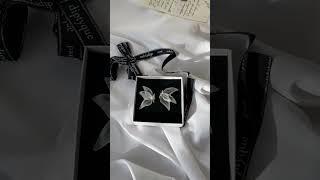 Серьги для невесты из смолы витраль ручной работы / свадебные аксессуары