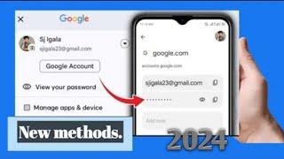 How To See Your Gmail: Account Password If You Forgot It 2024 | Find Your Gmail Password 