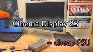 Hacking Apple Cinema Display to work with a regular Power Supply