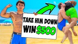 Take Him Down, Win $500 vs Strangers (Venice Beach)