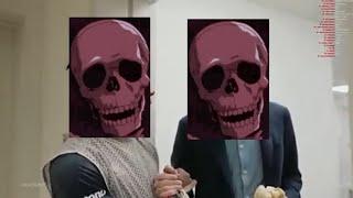 Reacting to funny football fails… (With skeleton meme)