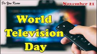 World Television Day|World Television Day 2020|Benefits Of Watching Television|History|Celebration