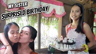 My sister surprised birthday party | Philippines province