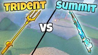 Trident Rod vs Summit Rod (Roblox Fisch)