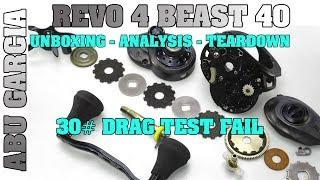 2019 NEW Abu Garcia Revo Beast 40  Detailed Analysis - Teardown