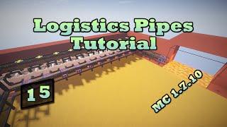 Logistics Pipes Tutorial - #15 - Ex Nihilo Crucibles (Lava)