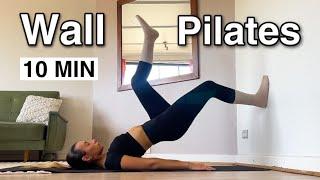 WALL PILATES WORKOUT FOR BEGINNERS | 28 Day Wall Pilates Challenge / Day 9