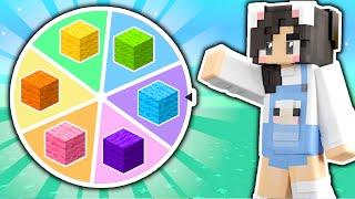 Wheel Spin Decides Colors of my Minecraft House!