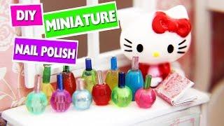 5 minute crafts - DIY  Miniature Nail Polish - simplekidscrafts - simplekidscrafts