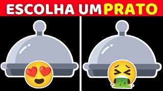 Escolha um Prato ️|Edição Comida Boa Vs Comida Ruim |Jogo das Escolhas| Quiz