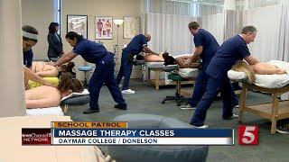 Students Learn Massage Therapy At Daymar College