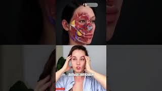 Простой расслабляющий массаж лица перед сном часть 3 #facemassage #фейсбилдинг #акне
