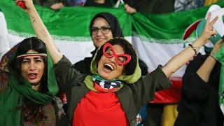 Iranian women attend soccer game for the first time in decades| CCTV English