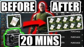 Make 5 Million in 20 Minutes Easy! Escape From Tarkov PVE Guide