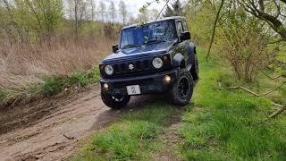 Jimny downhill at Suzuki 4x4 meet in Denmark