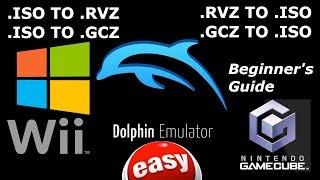 Easily Convert ISO To RVZ For Dolphin Emulator - Wii & Gamecube Games