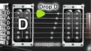 Drop D Guitar Tuner (D A D G B E Tuning)