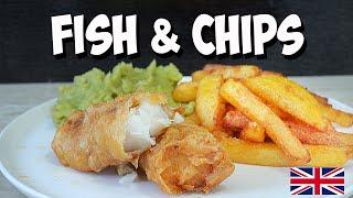 FISH AND CHIPS |BRITISH FISH AND CHIPS |HOW TO MAKE FISH AND CHIPS AT HOME