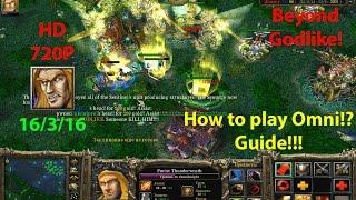 DoTa Omniknight - How to play Omni!? Guide! 6.83! KDA: 16/3/16!! Beyond Godlike!