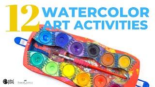 12 Awesome Watercolor Art Activities for Kids of All Ages!