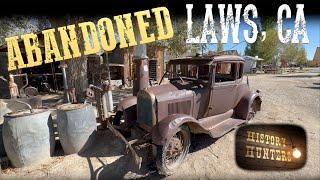 Abandoned town of Laws, California & its Railroad near Bishop