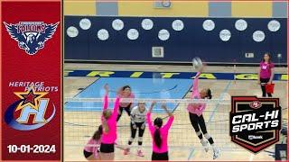 !!HIGHLIGHTS!! Freedom at Heritage Girls Volleyball 10.1.24