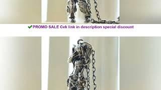 Silver-Plated Anime Mecha Beautiful Girl Girl Pendant Necklace Men and Women Hip-Hop Rock Punk Trend