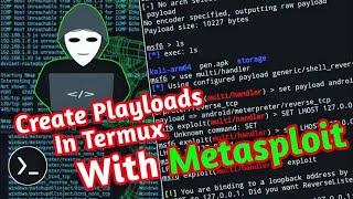 How to create metasploit payload in termux