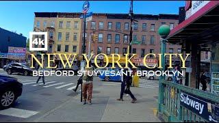 [4K]NYC WALK | Bedford Stuyvesant, Brooklyn NYC
