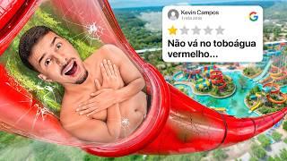 Testei os Piores Parques Aquáticos 1 Estrela (de novo)