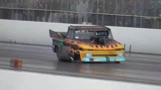 PRO MOD PICK-UP TRUCK vs. FUEL ALTERED 1/4 MILE MATCH RACE!