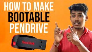 How To Make A Bootable USB Drive of Windows 10 In Hindi | bootable pendrive kaise banate hai