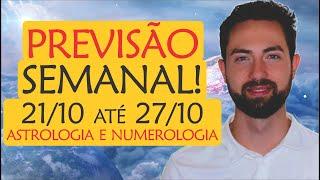 ️PREVISÃO Semanal 21/10 - 27/10: Chegou ESCORPIÃO!  | Astrologia e Numerologia